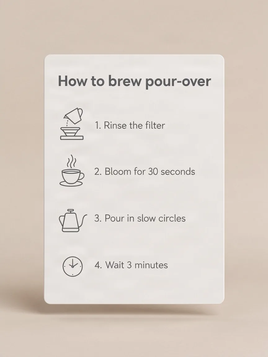 Bria FIBO 2.0 output for the infographic with steps prompt