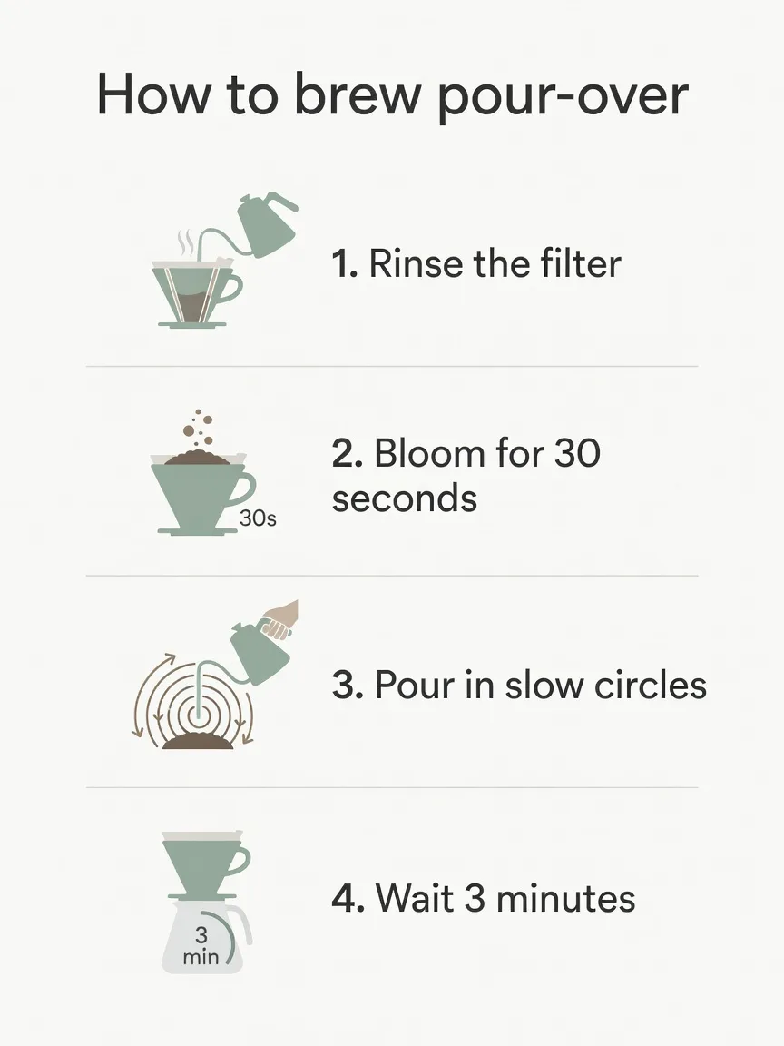 Grok Imagine result for the infographic with steps prompt