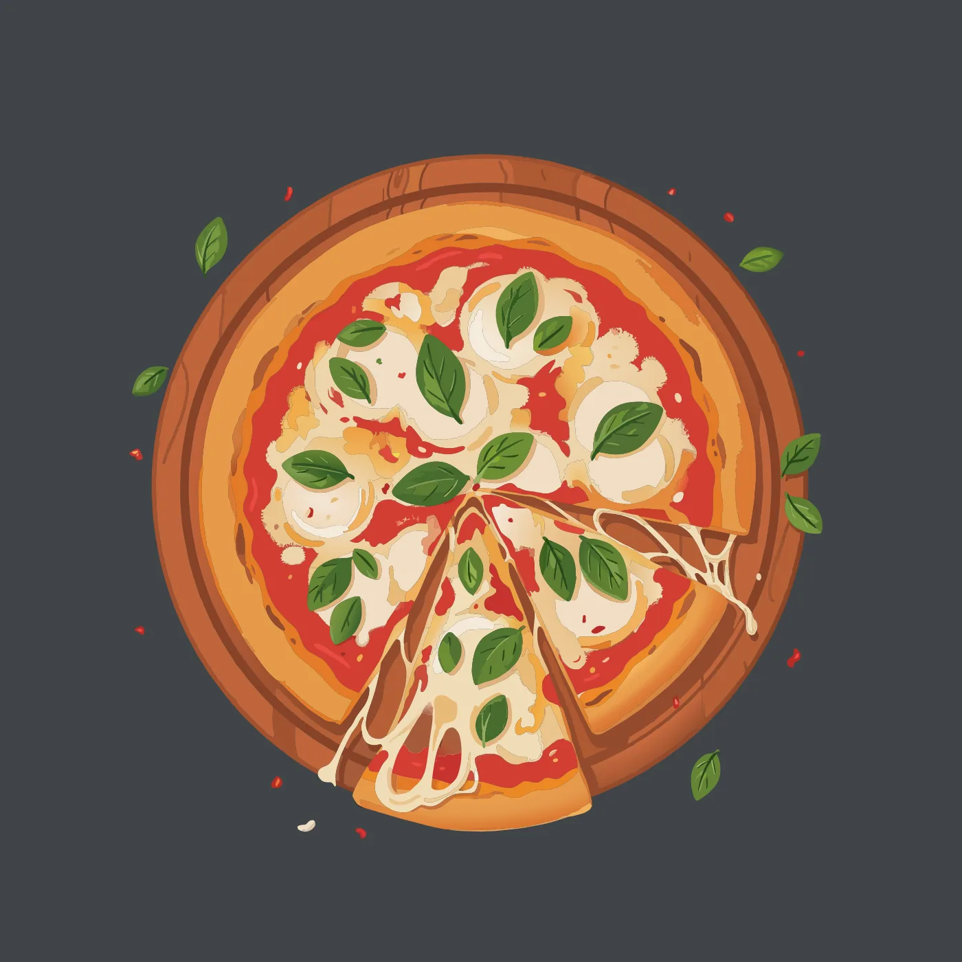 Ideogram Vector output for the food photography prompt