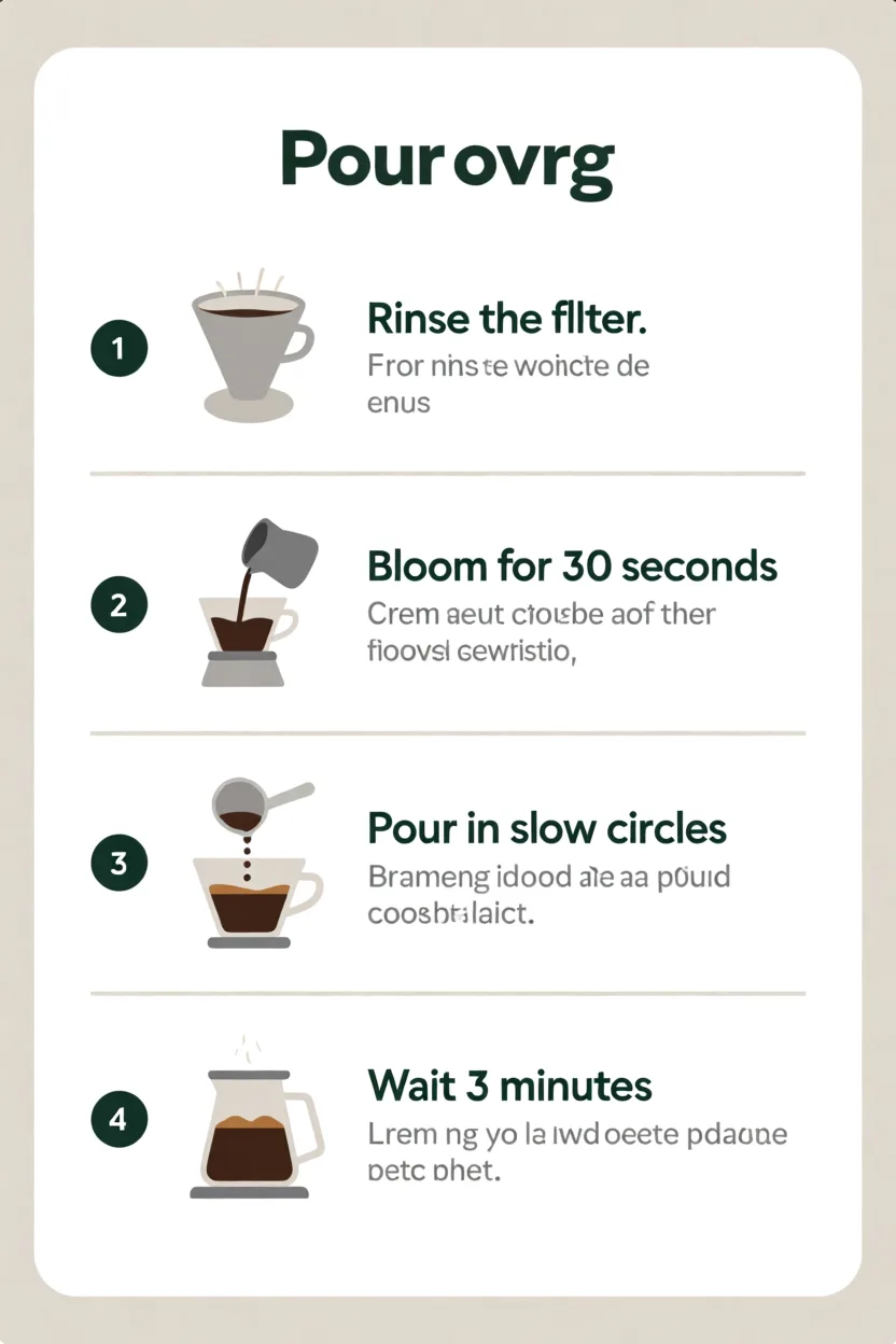 Krea 2 Medium output for the infographic with steps prompt