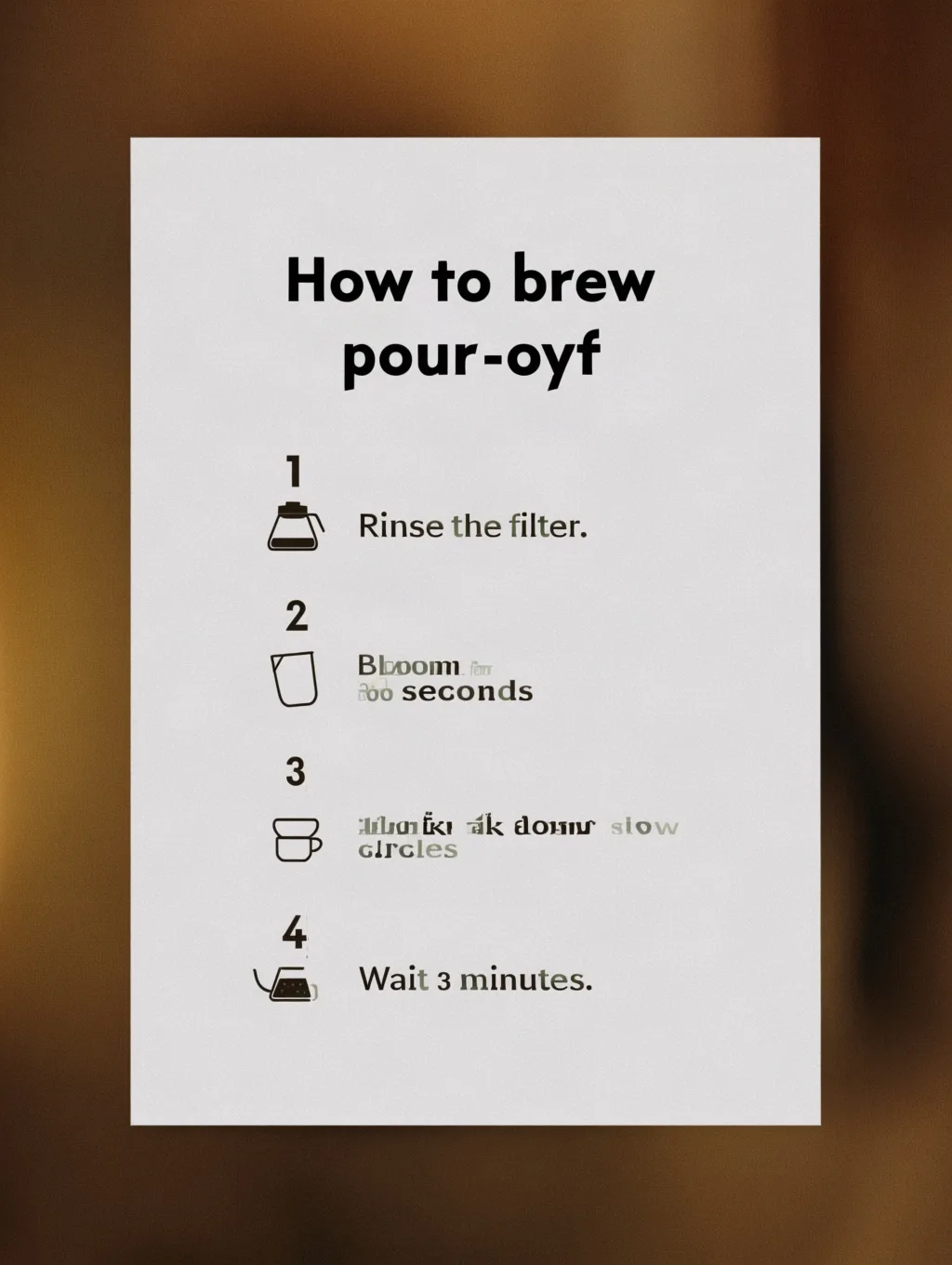 Qwen-Image output for the infographic with steps prompt
