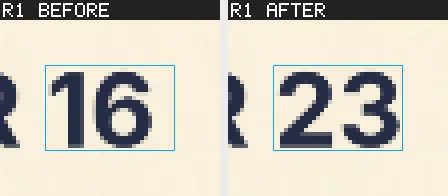 Native before-and-after crop of the event date changing from October 16 to October 23.